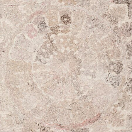 Safavieh 6 x 6 ft. Marquee Square Hand-Made Rug Beige & Ivory MRQ110B-6SQ